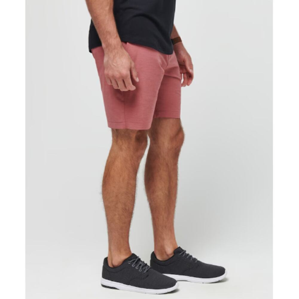 Travis Mathew Men's Heather Roan Rouge 8" Tech Chino Short Size 42 - Picture 3 of 10